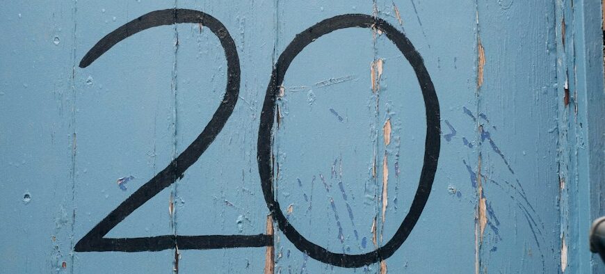 20 on a door